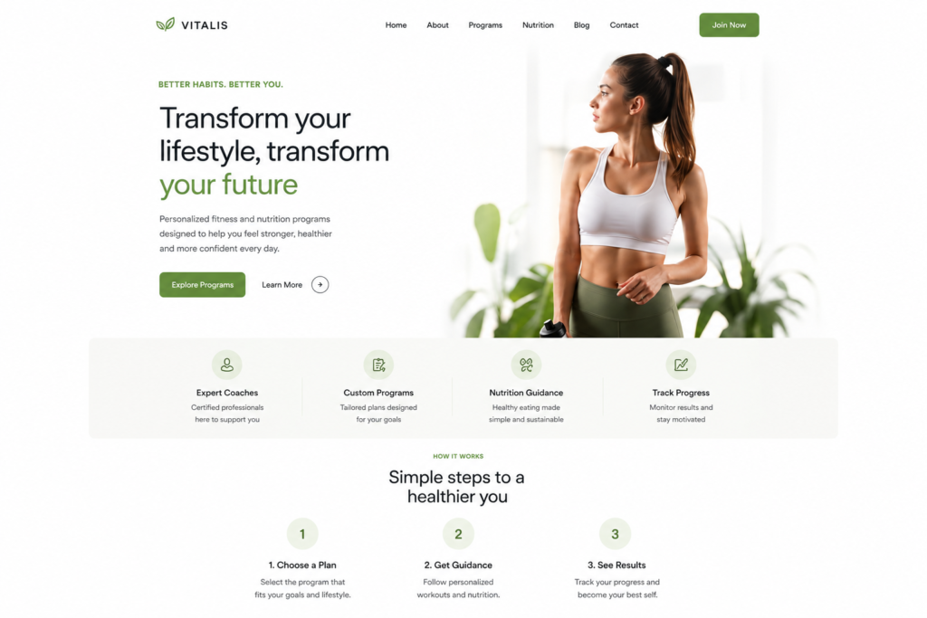 mock up home page 2